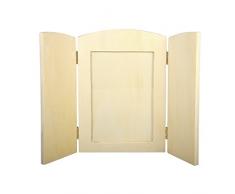 RAYHER HOBBY 62424000 Madera - Marco de Fotos con Tapa Laterales, FSC 100%, 18,5 x 13 x 0,6 cm