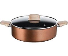 Tefal ECO-Respet G2544602 - Olla (24 cm, 5 L, con tapa de cristal antiadherente)