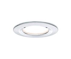 Paulmann 230V Satin 51mm dimmable 93874 Luminaria LED Premium Coin Slim regulable, redonda, fija 3x6,8Â W 2700Â K 230Â V 51Â mm cromo/aluminio, foco, lÃ¡mpara empotrable, 20.4 W, 7.8 x 78 x 5 cm
