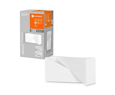 LEDVANCE ORBIS SWAN SMART+ Wi-Fi, aplique LED regulable para interiores, 23W, temperatura de color de 3000 - 6500K, 600 lÃºmenes, superficie pintable, forma rectangular 30x15cm