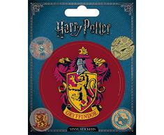 Wizarding World Harry Potter-Gryffindor - Vinilo adhesivo, multicolor, 10 x 12,5 cm