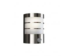 Philips myGarden Calgary - Aplique con sensor, LED, 60 W, iluminación exterior, color gris