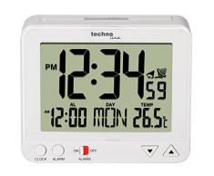 Technoline WT 195 Digital Table Clock Blanco Rectangular - Relojes de Mesa (1 Pieza(s), 96 mm, 32 mm, 80 mm, LCD, AA)