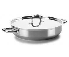 Lacor - 54650S - Paellera Sin Tapa 50Ãcm Chef Luxe Inox