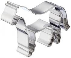 Staedter Caballo Cortador de Galletas, Plata, Acero Inoxidable, Plateado, 10 cm