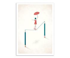 Wall Editions Art Poster 50x70 cm Cartel Papel Acolchado Mate 200g