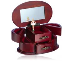 Musicboxworld 16086 - joyero de mujer, 20 cm