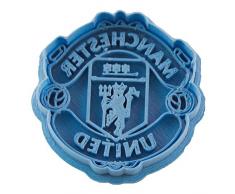Cuticuter Manchester United Equipo FÃºtbol Cortador de Galletas, Azul, 8x7x1.5 cm