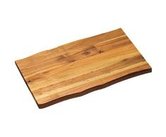 Kesper 28502Â de Servir & Tabla de Cortar 45Â x 27Â cm de Acacia, Madera, marrÃ³n, 45Â x 27Â x 2Â cm
