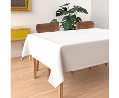 Soleil docre Alix Mantel Rectangular Antimanchas 160 x 270 cm Blanco by, Poliéster
