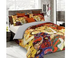 Sogni dAutore Cubierta de edredón con impresión digital de cobertura completa,250x200cm, SD58, 100 % Algodón, DOBLE