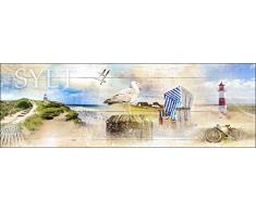 Pro-Art g1741e - Lienzo en impresión giclée (150 x 48 cm), diseño de la Isla de Sylt,, 90 x 30 cm