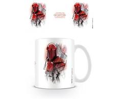 Star Wars: El último Jedi Elite Protector de Pinceladas Taza de cerámica, Multicolor