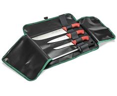 Sanelli 980204.R - Juego de cuchillos para carne (acero inoxidable)