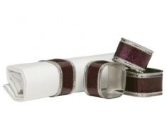 Premier Housewares - Servilletero (Juego de 4), Color Morado