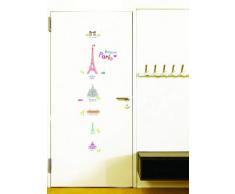 Ambiance-Live Adhesivo de Pared con diseÃ±o de monumentos de ParÃ­s