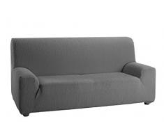 Martina Home Emilia, Funda Elástica para Sofá de 4 Plazas, Gris, de 240 a 270 cm de ancho