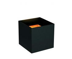 LUCIDE AXI - Foco de pared BaÃ±o - LED - 2x3,5W 2700K - IP54 - Negro