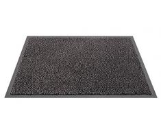 HT F & S Mars Felpudo de Entrada de Resistente y Lavable para el Uso Interior y Exterior 80Â x 120Â cm Color Antracita. Fabricado en Europa