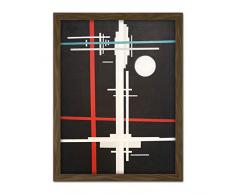 Fine Art Prints Chashnik - Cuadro con Marco geomÃ©trico de composiciÃ³n suprematista para Pared, 45,7 x 61 cm