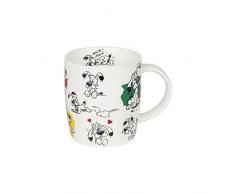 Könitz Asterix Snif - Taza de Porcelana (250 ml), Multicolor