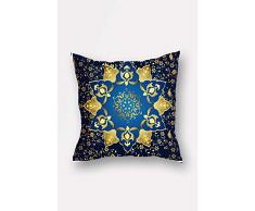 Lulu Home - Funda de Almohada, Multicolor, 45 x 45 cm