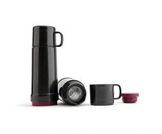 Jata Hogar HTER2125 â Termo de vidrio de doble pared. Gran aislamiento. Libre de BPA. Ligero. Cierre hermético. Sin olores ni sabores. Tapa para usar como vaso. 250 ml