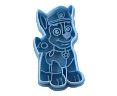 Cuticuter Paw Patrol Chase Cortador de Galletas, Azul, 8x7x1.5 cm