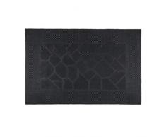 Relaxdays Felpudo Goma, 40x60 cm, Tapete Pinchos, Interior y Exterior, Resistente a la Intemperie, Antideslizante, Negro