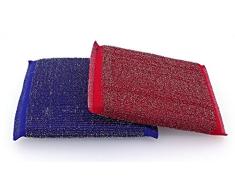 PAMEX Estropajo Esponja y Acero Inoxidable - Sets de 2 Unidades