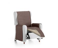 Eysa Oslo Funda, Poliéster, Marrón/Visón, 1 Plaza 55cm. Válido para sofá Desde 60 a 110 cm