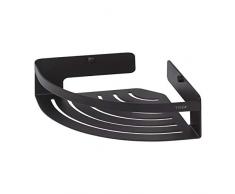 Tiger Caddy Rinconera de Ducha, Acero Inoxidable, Negro Mate, 18,4x7x18,4 cm