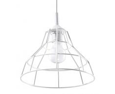 SOLLUX ANATA SL.0145 - LÃ¡mpara de techo (metal, 1 foco, luz led E-27), diseÃ±o geomÃ©trico