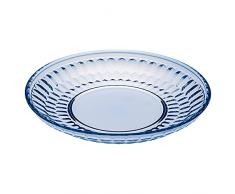 Villeroy & Boch Boston Plato decorativo para ensaladas y postres, Cristal, Azul