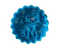 Cuticuter Eat Me Alicia En El PaÃ­s De Las Maravillas Cortador de Galletas, Azul, 8x7x1.5 cm