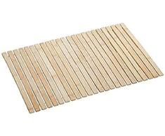 axentia Bonja 133064 - Alfombrilla de baÃ±o (bambÃº, 60 x 40 cm), Color Madera
