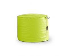 HAPPERS Puff Taburete Polipiel Indoor Verde