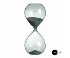 Mascagni - Reloj de Arena (60 Minutos, Cristal, 29,6 x 10 x 10 cm), Color Gris