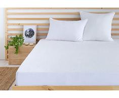 Todocama - Protector de colchón/Cubre colchón Ajustable, de Rizo, Impermeable y Transpirable. (Todas Las Medidas Disponibles). (Cama 135 x 190/200 cm)