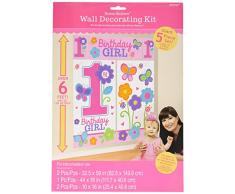 amscan - Kit para decoración de Pared para Fiesta