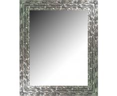Lienzos Levante Espejo Decorativo baño/recibidor, Madera, Plata, 97 x 76 cm.