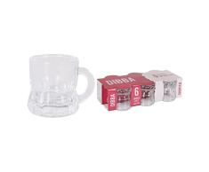 Inde 177672 Set 6 Vasos Chupito 45Cc Con Asa - Dibba