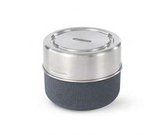 Black+Blum Glass Lunch Pot Fiambrera a Prueba de Fugas para Comida, Pizarra, 600 ml/ 20 FL oz