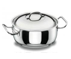 Lacor - 72024 - Cacerola con Tapa Profesional 24 cm Inox