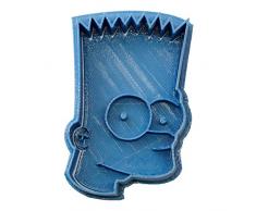 Cuticuter Los Simpsons Bart Cortador de Galletas, Azul, 8x7x1.5 cm