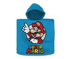 Kids Euroswan Poncho Toalla AlgodÃ³n Super Mario 120x60cm