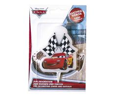 Dekoback Vela para Tarta, Color Rojo