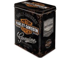 Genuine Harley Davidson logo - Caja de almacenamiento 10x14x20 cm
