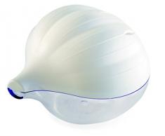 Snips - Recipiente Salva Aglio para conservar ajos, de plástico Transparente, Color Crema