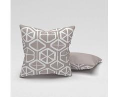 Eren Home - Funda de Almohada, Multicolor, 43 x 43 cm